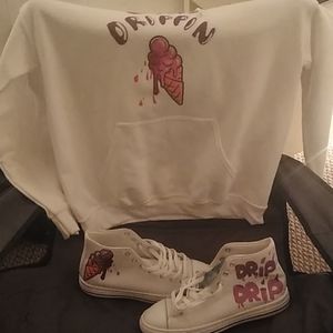 Custom made Hoodie and Shoes